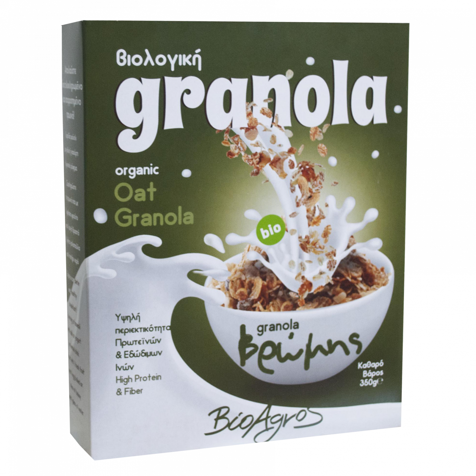 Granola cu ovaz, eco-bio, 350 g, BioAgros