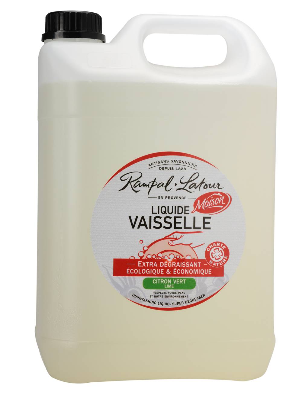 Detergent de vase Lime, 5L - RAMPAL LATOUR