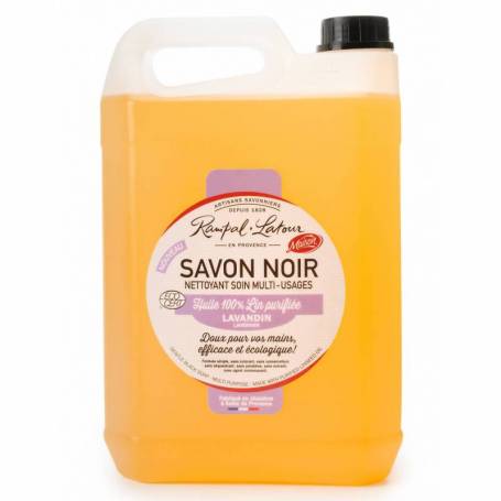 Savon Noir lavandă, Concentrat natural pentru toate suprafeţele, REZERVĂ 5L - RAMPAL LATOUR