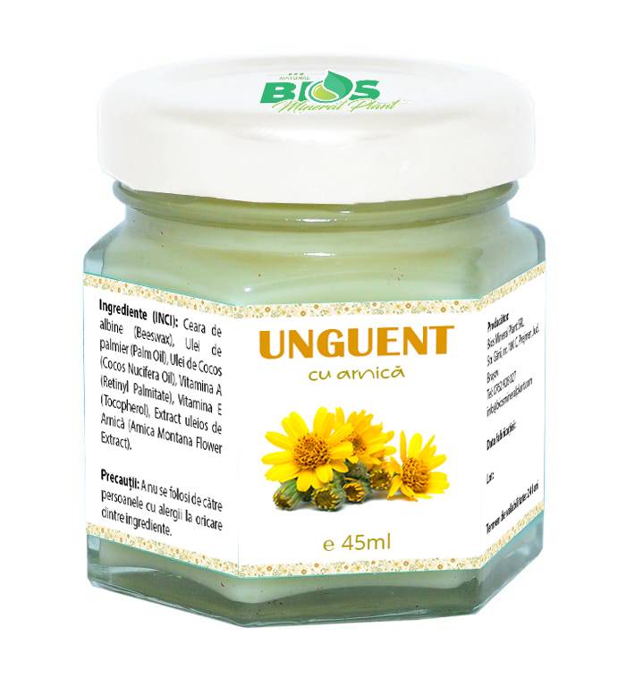 Unguent cu arnica, 45ml - Bios Mineral Plant