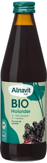 Suc de fructe de soc, eco-bio, 330ml - Alnavit