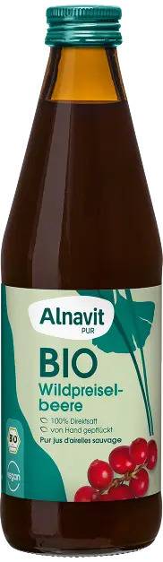 Suc de merisoare salbatice, eco-bio, 330ml - Alnavit