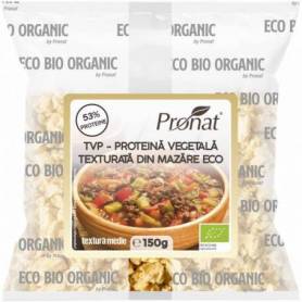 TVP - Proteina Vegetala Texturata din mazare bio, textura medie, 150g - Pronat