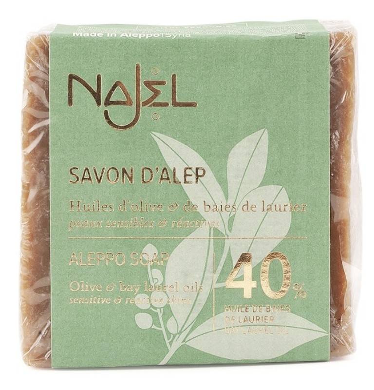 Sapun de Alep 40% ulei de dafin – 185g - NAJEL