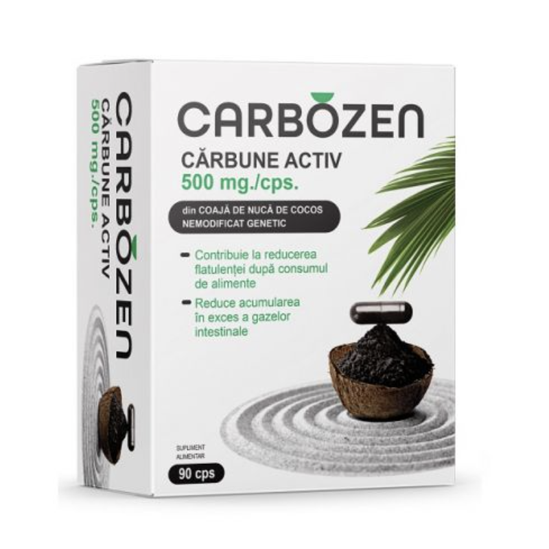 Carbozen carbune activ 500mg - Rotta Natura