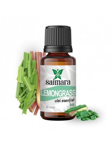 Ulei esential de Lemongrass Eco-Bio 10ml - Saimara