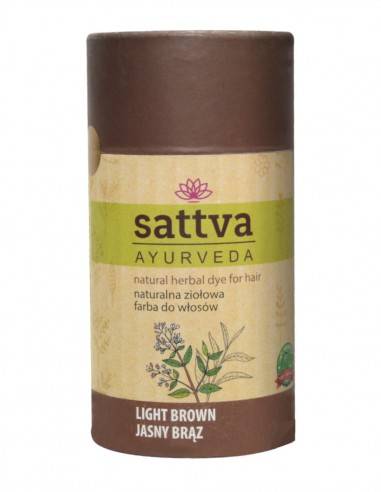 Vopsea Henna Saten Deschis,150gr – Sattva Ayurveda