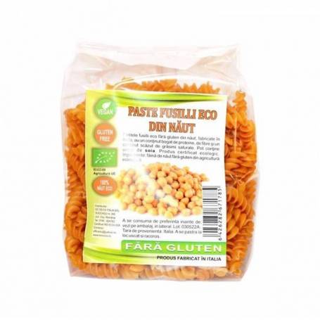 Paste fusilli cu naut si curcuma, fara gluten, eco-bio, 250g - Sarchio