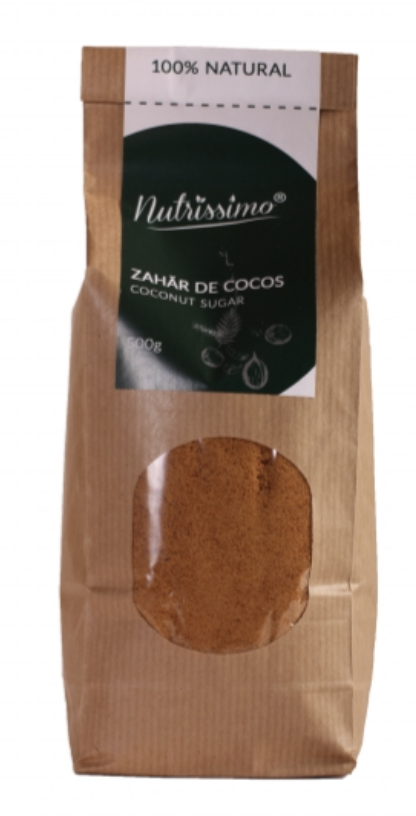 Zahar de cocos, 500g - Nutrissimo