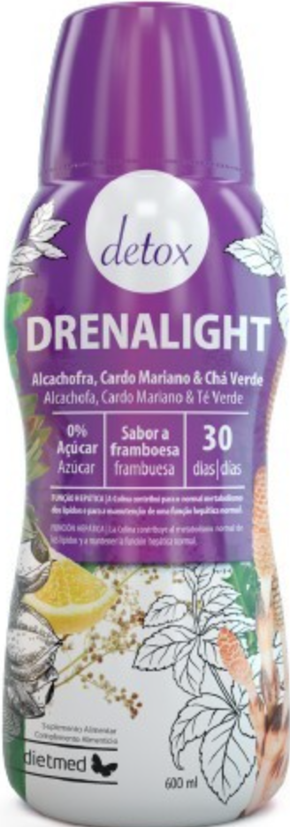 Drenalight Detox solutie orala detoxifianta, diuretica, tonica, 600ml Dietmed - Type Nature