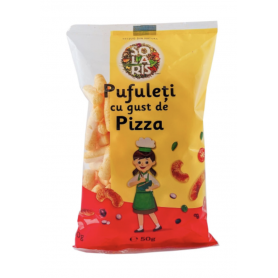 Pufuleti cu gust de pizza, 50g - Solaris