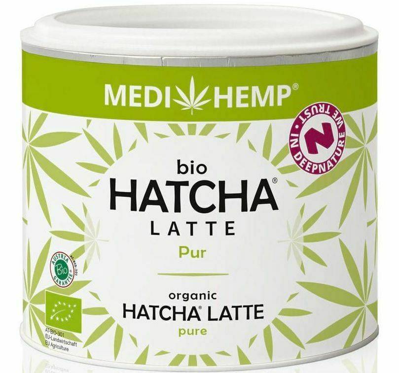 Hatcha latte pur, eco-bio, 45g Medihemp