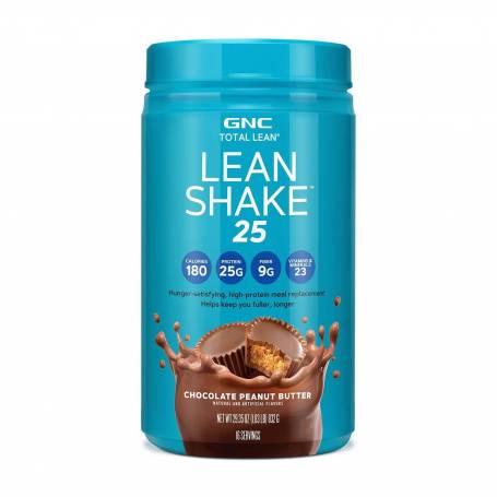 Shake Proteic Cu Aroma De Ciocolata Si Unt De Arahide, Total Lean Lean Shake 25, 832g - GNC