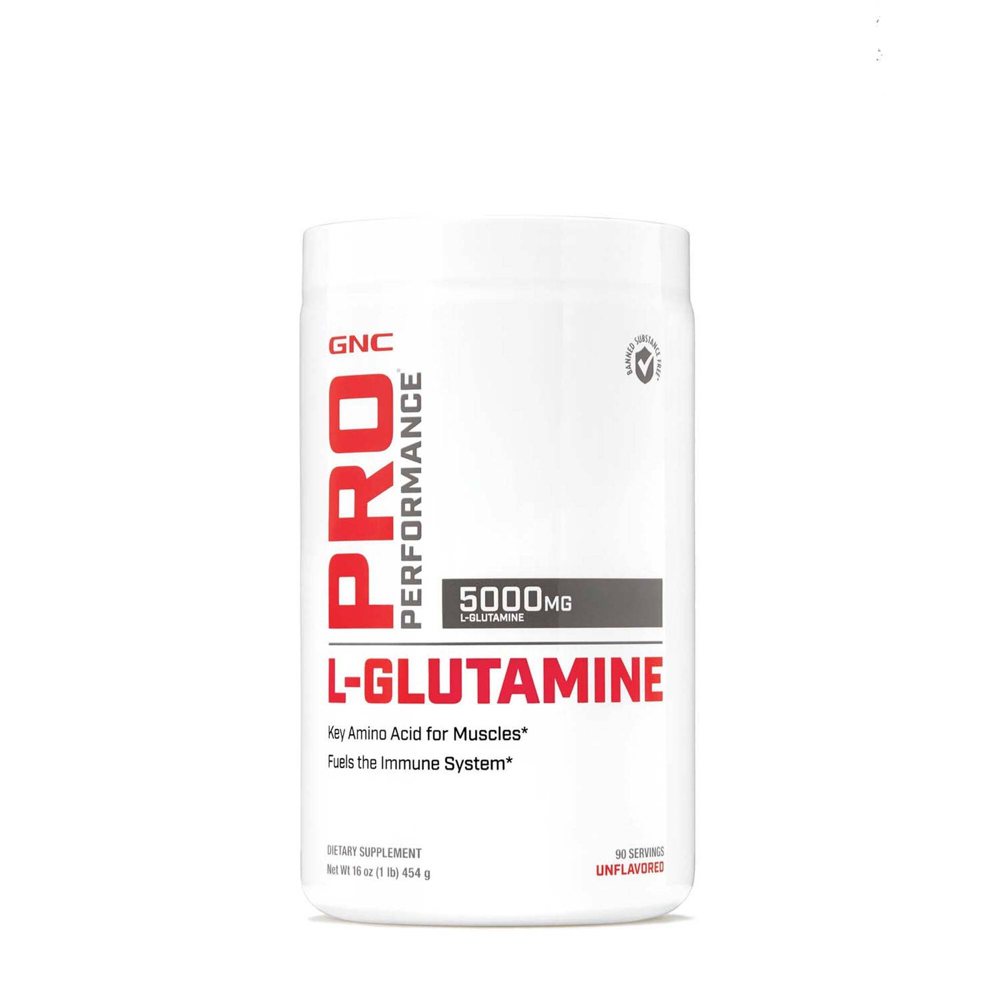 L-glutamina 5000 Mg Fara Aroma, Pro Performance 454g - GNC