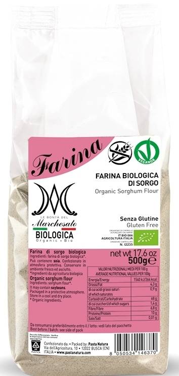 Faina de sorg, fara gluten, eco-bio 500g Marchesato