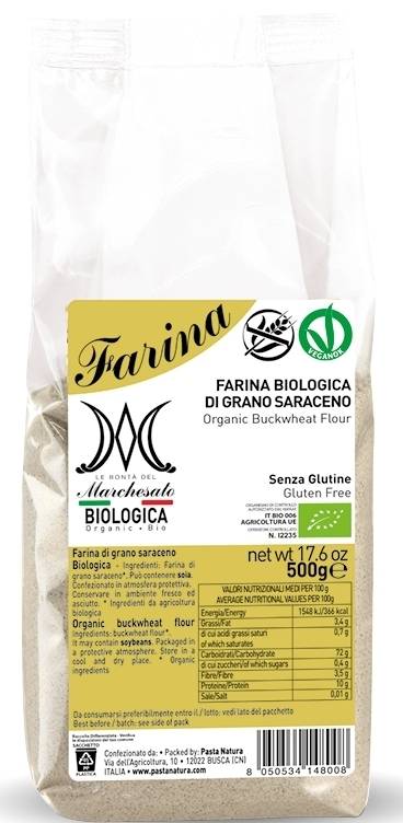 Faina de hrisca fara gluten, eco-bio 500g Marchesato