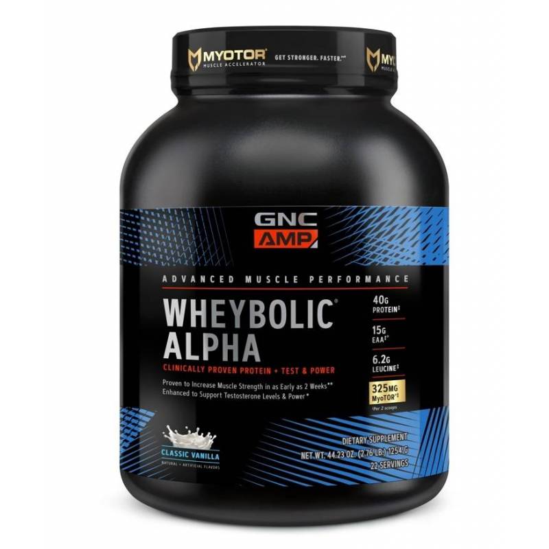 Proteina Din Zer Cu Aroma De Vanilie, Amp Wheybolic Alpha 1254g - GNC