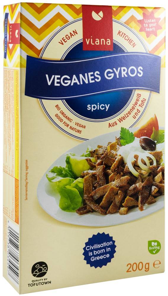 Gyros vegetal, eco-bio, 200g - Viana