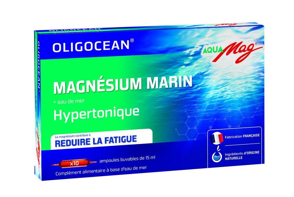 AquaMag - Magneziu marin, 20 fiole, Laboratoires Super Diet