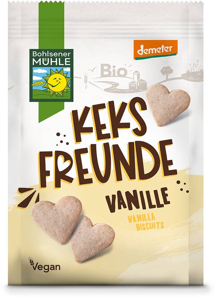 Biscuiti cu vanilie, eco-bio, 125 g, Bohlsener Muhle