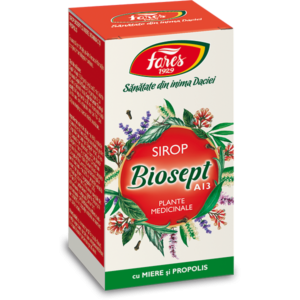 Biosept sirop cu miere si propolis - 100ml - Fares