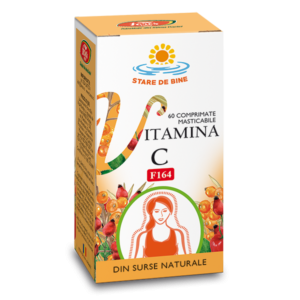 Vitamina C naturala, F164, 60 comprimate masticabile - Fares