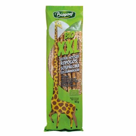 Sticks XXL cu seminte de susan fara gluten, eco-bio, 90g, Biopont