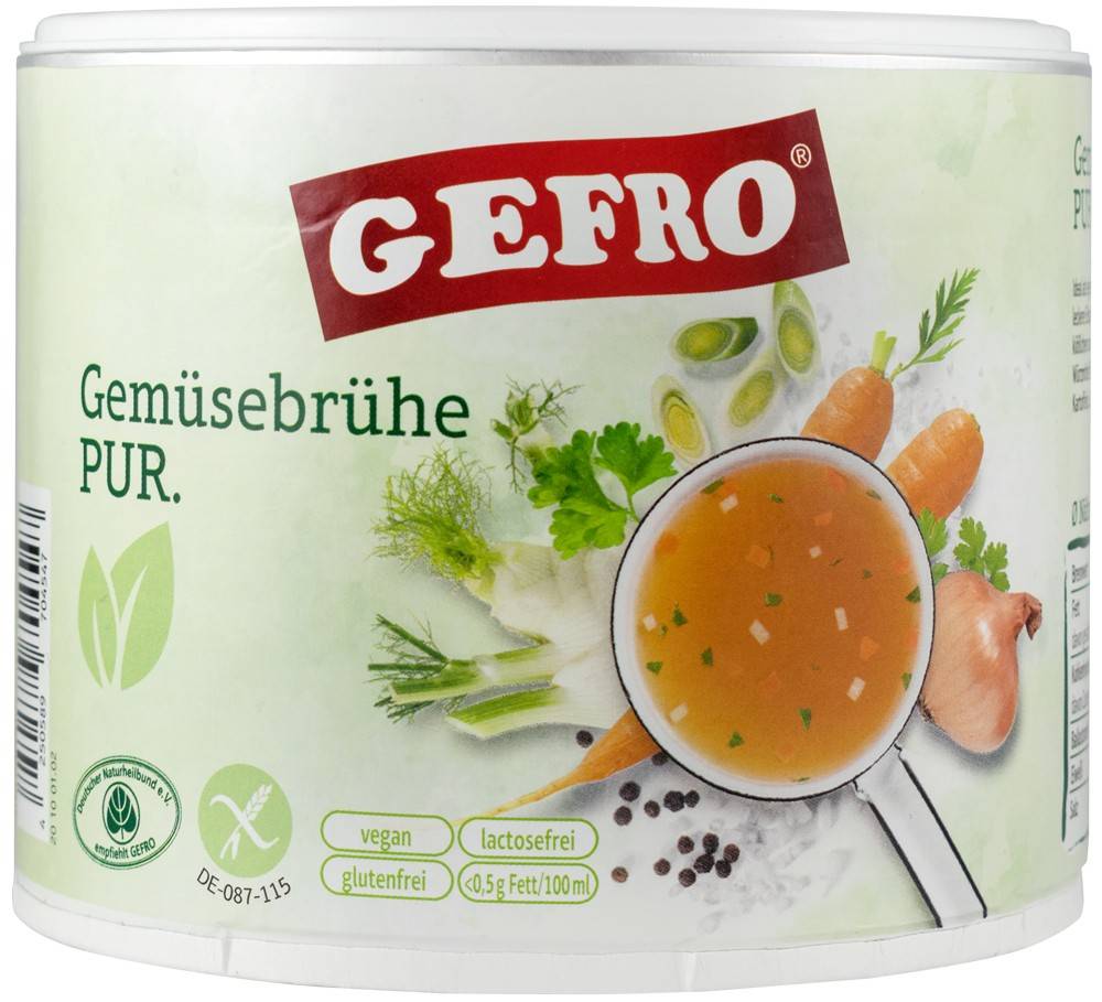 Supa de legume Pur, eco-bio, 300 g, Gefro