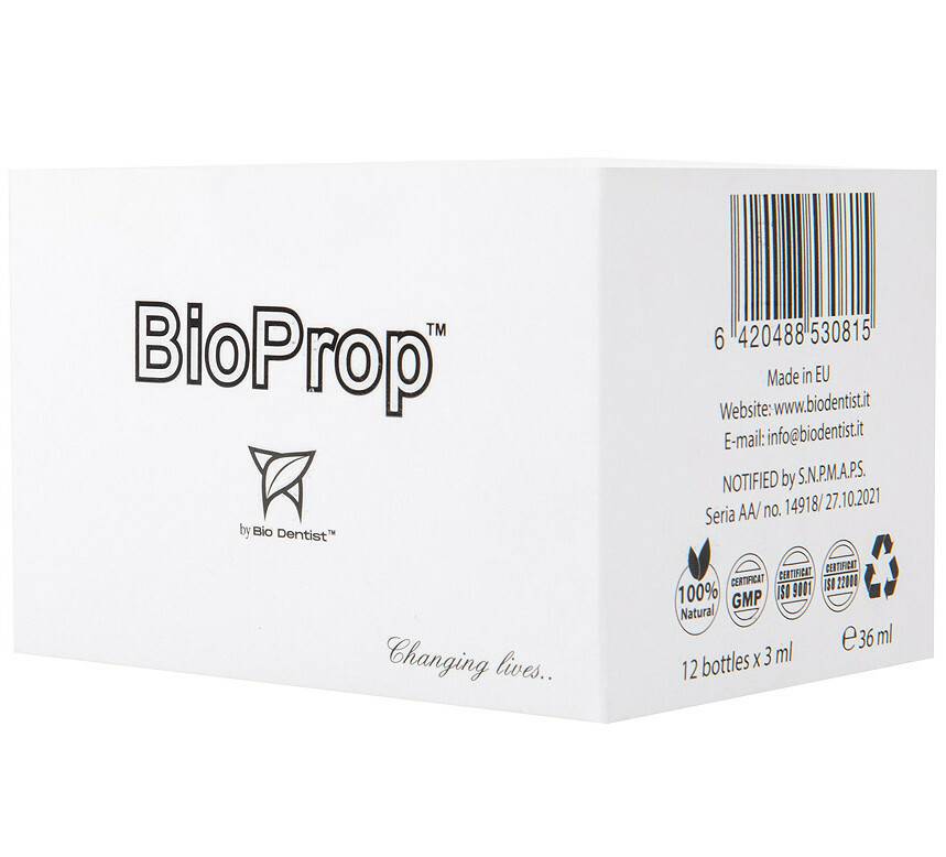Bio Prop, supliment natural pentru preventie parodontoza si igiena orala 12 doze x 3ml, by Bio Dentist