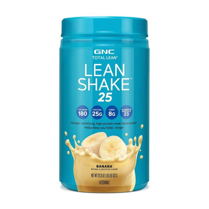 Shake Proteic Cu Aroma De Banana, Lean Shake 25, 832g - GNC