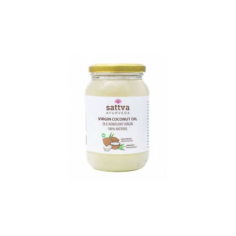 Ulei de cocos presat la rece Eco-Bio 500 ml – Sattva Ayurveda