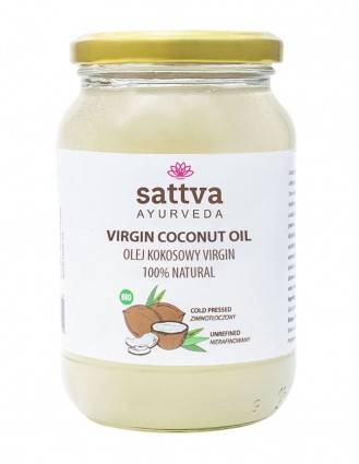 Ulei de cocos presat la rece Eco-Bio 500 ml – Sattva Ayurveda