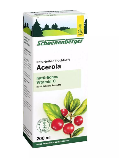 Suc bio de Acerola 200ml SCHOENENBERGER