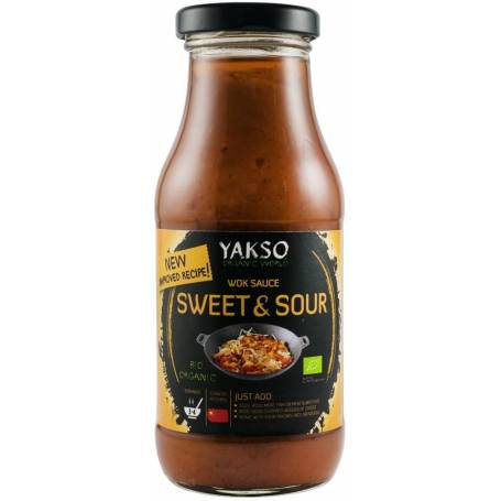 Sos pentru wok, dulce-acrisor, eco-bio, 240ml - Yakso