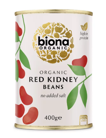 Fasole rosie Red Kidney boabe conserva eco-bio 400g - Biona