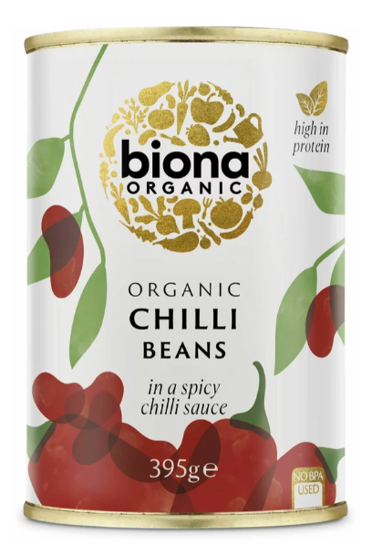 Chilli Beans Red Kidney, 395g - Biona