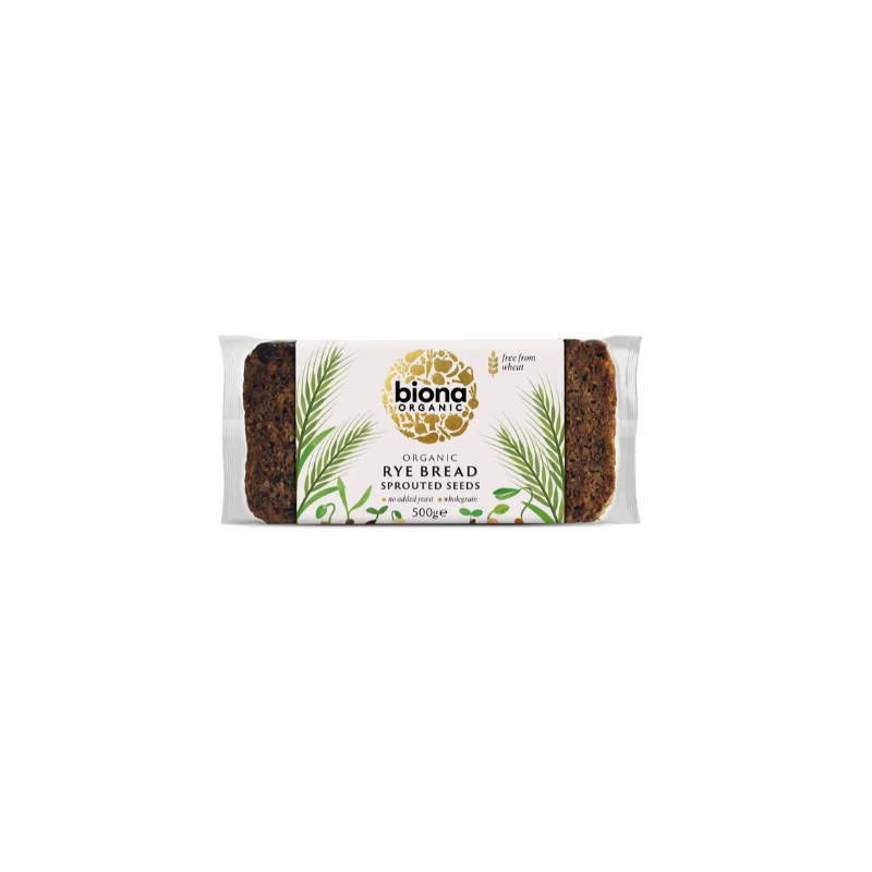 Paine integrala de secara Vitality cu seminte germinate eco-bio 500g