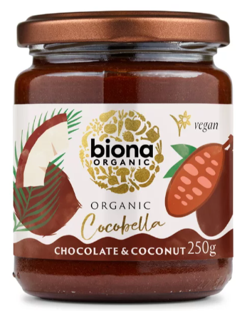 UNT DE COCOS CU CIOCOLATA COCOBELLA 250g eco-bio Biona