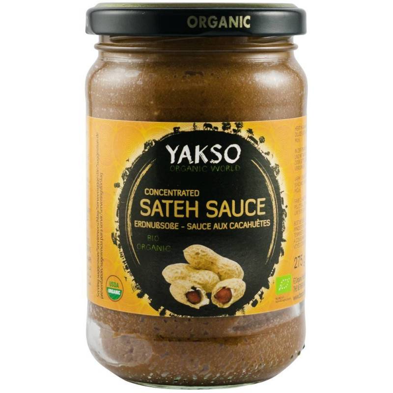 Sos Sateh de arahide, concentrat, eco-bio, 275g - Yakso