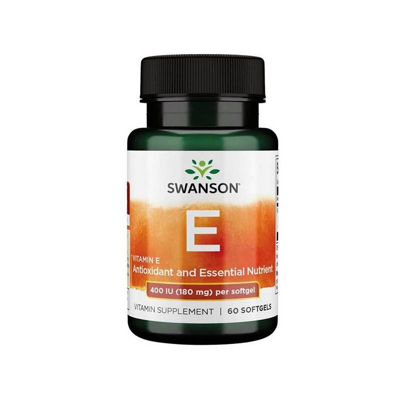 Vitamin E, 400UI, 60cps - Swanson