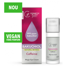 BAKUCHIOL – Magic Eye Cream cu 99% Bakuchiol pur (Natural Retinol) și Cafeină 30 ml Cosmetic Plant