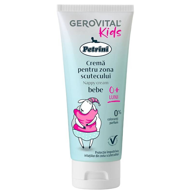 Crema pentru zona scutecului, Petrini, 100 ml, Gerovital Kids