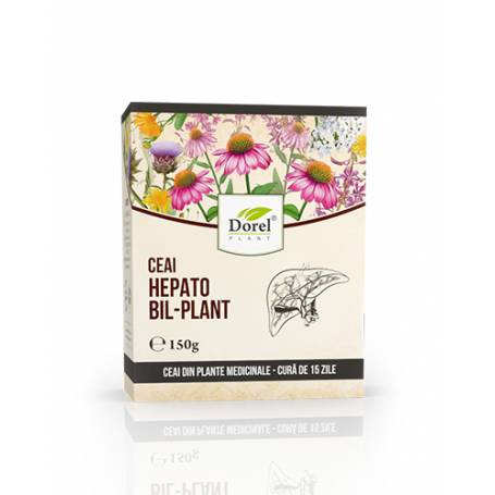 Ceai Hepato - bil Plant, 150gr, Dorel Plant