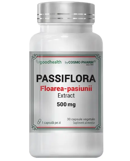 PASSIFLORA EXTRACT 500MG 30CPS VEGETALE COSMO PHARM