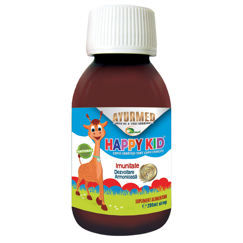 HAPPY KID SIROP - copii sanatosi, 200ml, AYURMED