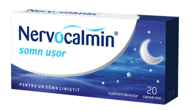 Nervocalmin Somn Usor Cu Valeriana 20cps - BIOFARM