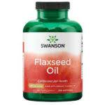 Flaxseed Oil Organic (Ulei din Seminte de in), 1000 mg, 100 capsule, Swanson