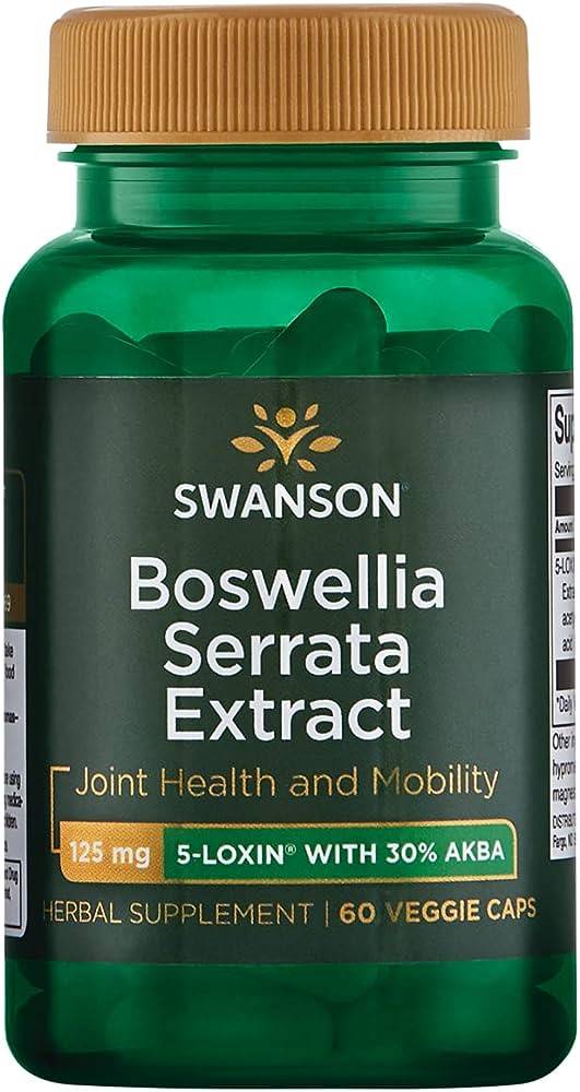 Extract de tamaie, Boswellia Serrata Extract, 125 mg, 60 capsule, Swanson