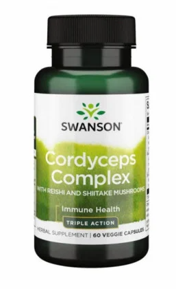 Cordyceps Complex with Reishi and Shiitake, 60 cps - Swanson