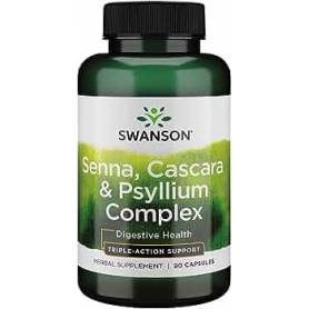 Senna Psyllium Cascara Complex, 90 Capsule, Swanson